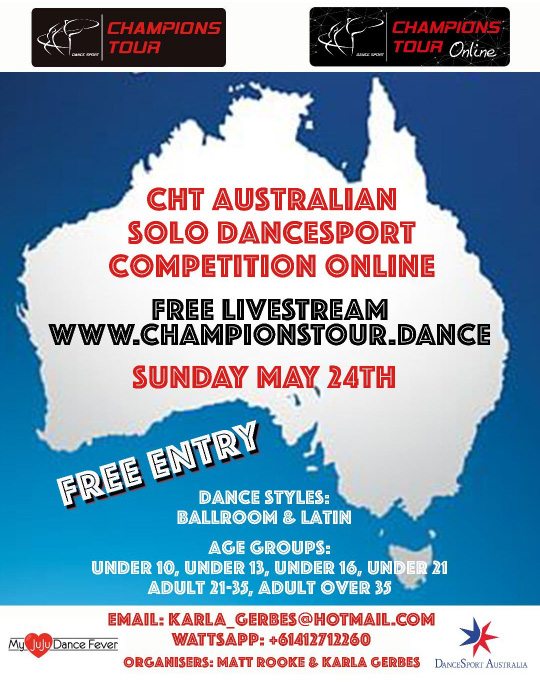 CHT Australian Solo DanceSport Competition online