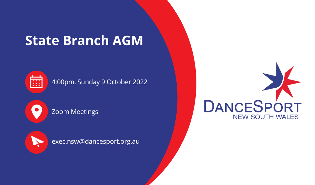 DanceSport NSW AGM Details