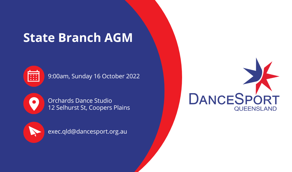 DanceSport Queensland AGM Details