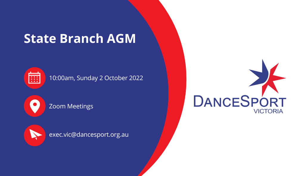 DanceSport Victoria AGM Meeting Details