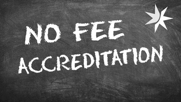 COVID-19 Update - Accreditation Fees Removed