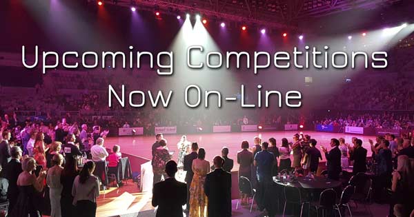 2020 Upcoming Competitions Now Online
