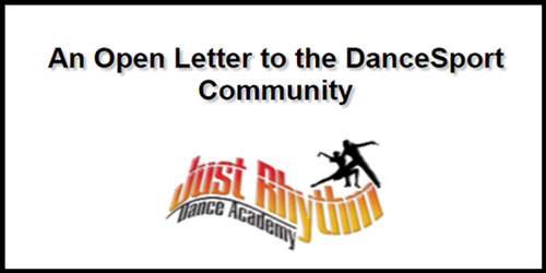 An Open Letter to the DanceSport Community