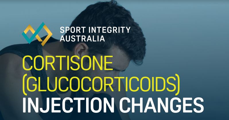 New Rules Around Glucocorticoid (Cortisone) Injections - Sports Integrity Australia