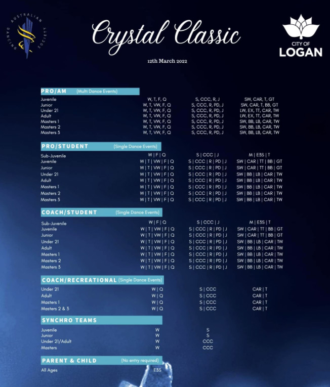 2022 ADS Crystal Classic Syllabus poster4