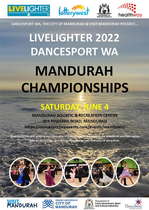 LiveLighter 2022 DanceSport WA Mandurah Championships Video