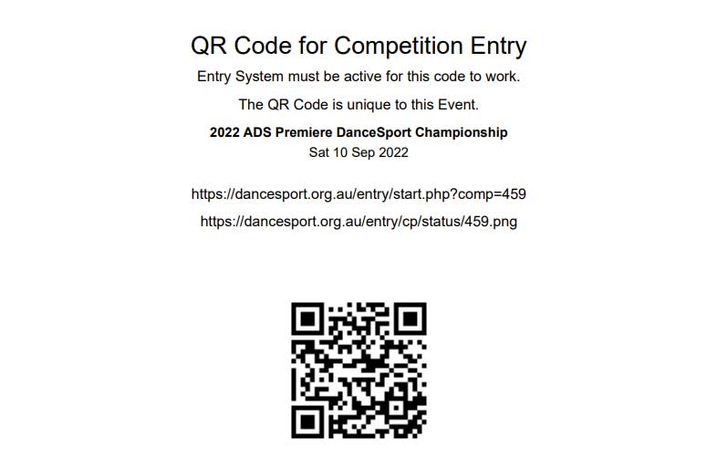 Competition QR code artwork