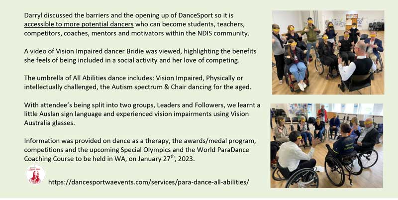 All Abilities DanceSport Workshop 2