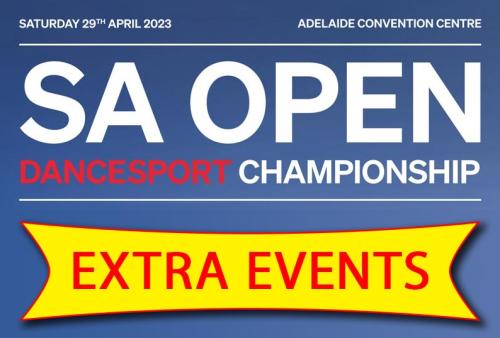 2023 SA Open - Extra Events Added