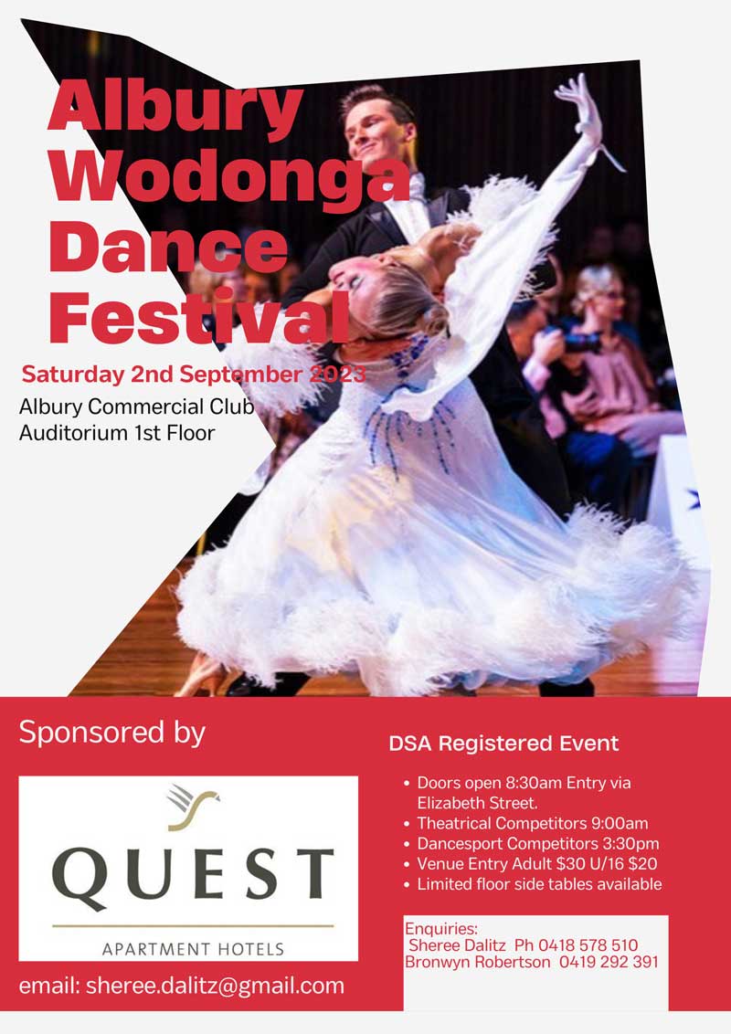 2023 Albury Wodonga Dance Festival Poster