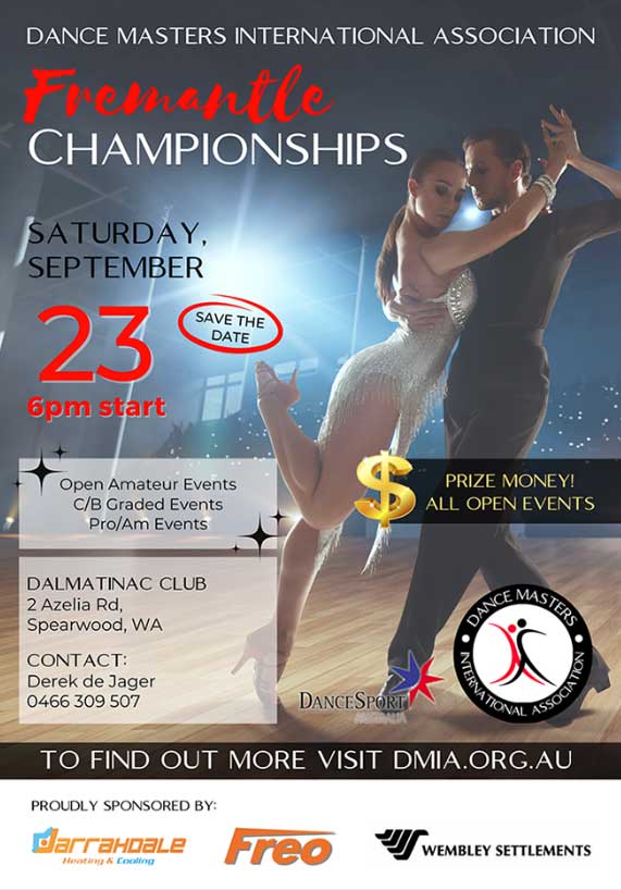 2023 DMIA Fremantle Championship Poster