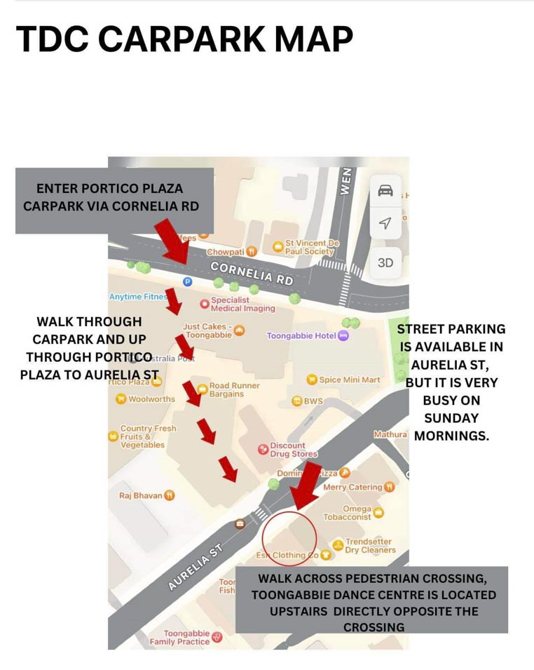 TDC Carpark Map