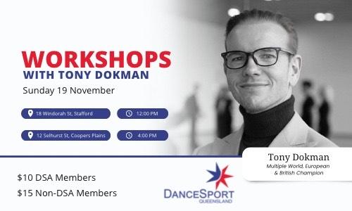 DSQLD Workshop Series 18th November - Tony Dokman