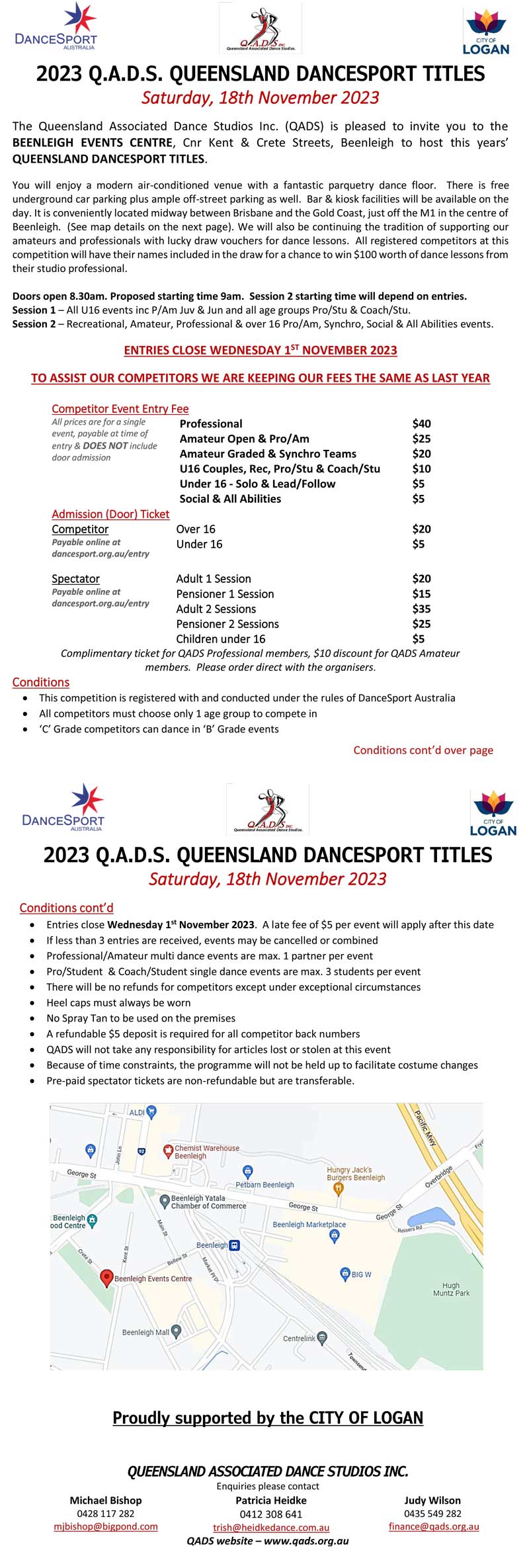 2023 QADS Queensland DanceSport Titles Invite