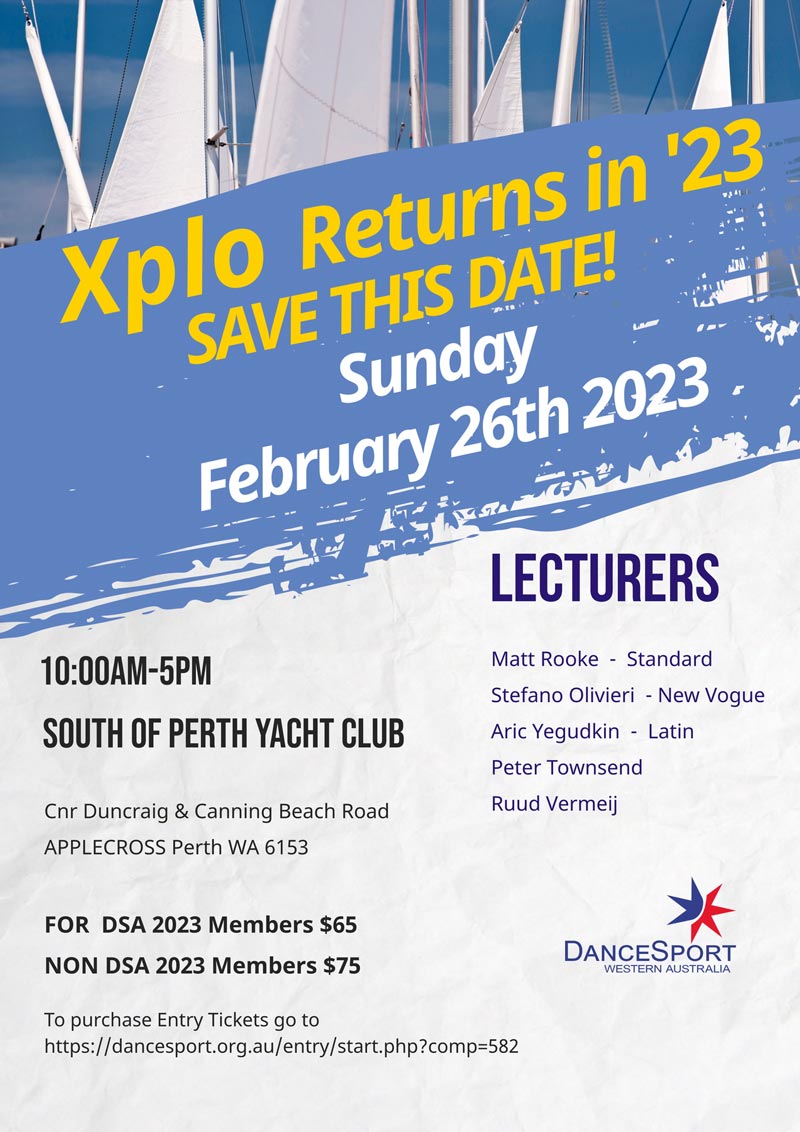 2023 Xplo retuns in 2023 - save the date