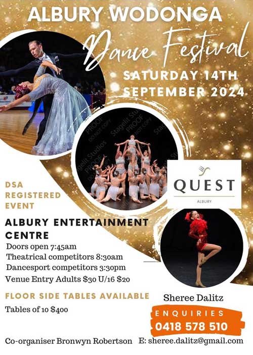 2024 Albury Wodonga Dance Festival Poster