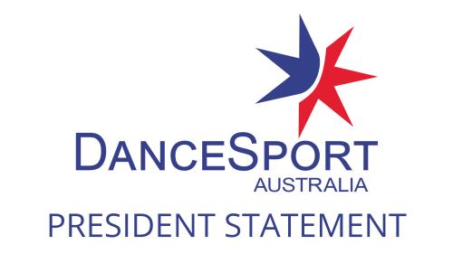 Statement from the President of DanceSport Australia