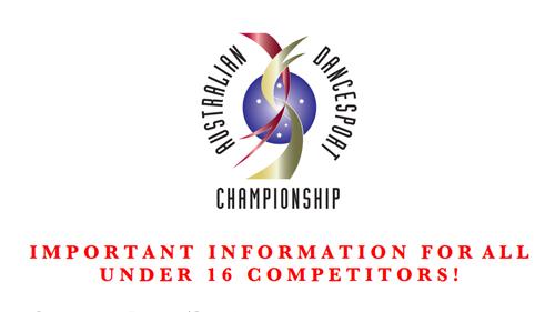 2025 ADS Australian Championship - Under 16 Competitor Information