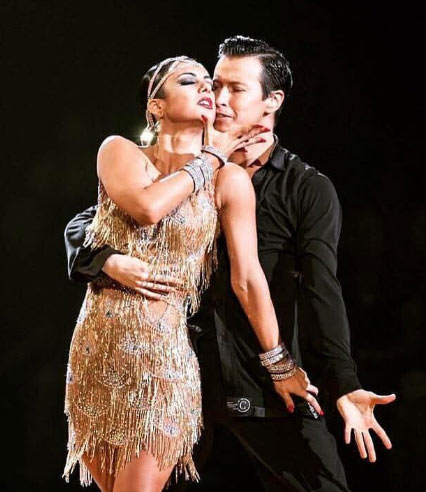 Rosa Filippello in action with her partner Arkady