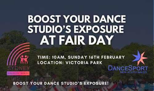 Sydney Equality Dance - AT FAIR Day Studio Promotion