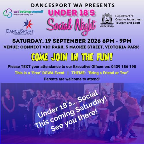2026 DSWA Under 18's Social Night