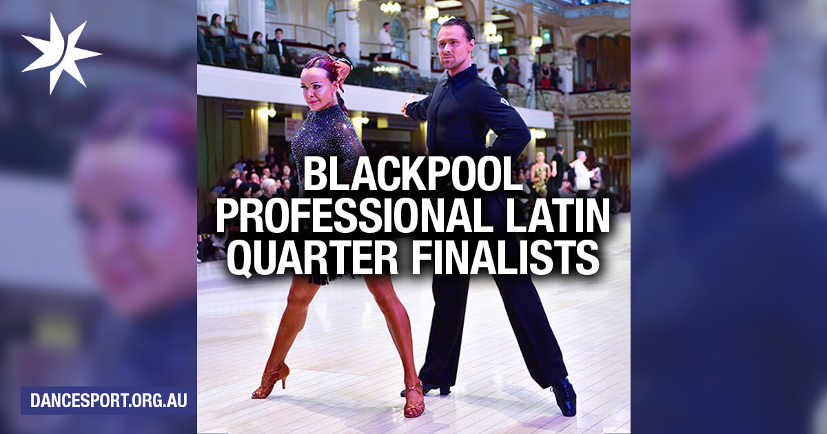 Blackpool Professional Latin quarter-finalists