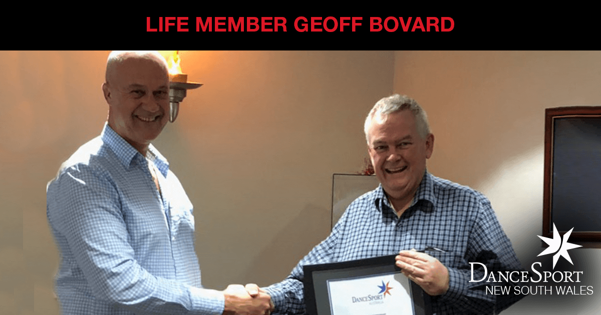 Life Membership - Geoff Bovard