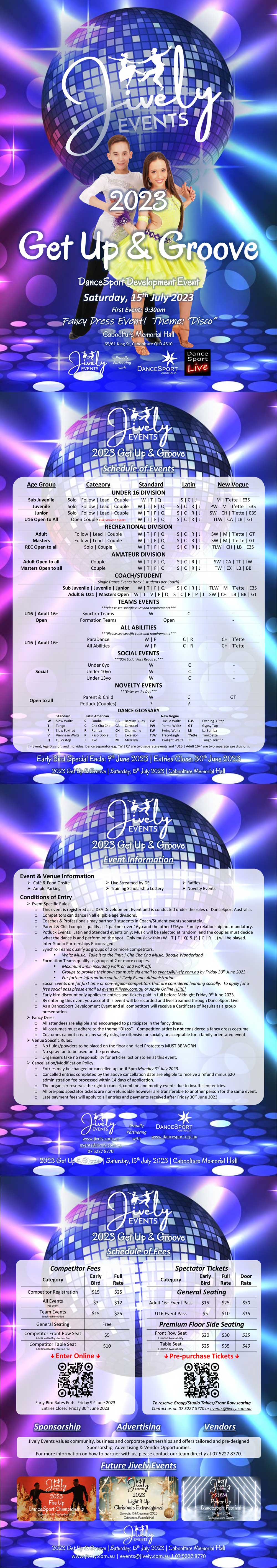 Syllabus for 2023 Jively Get Up & Groove DanceSport Development Event