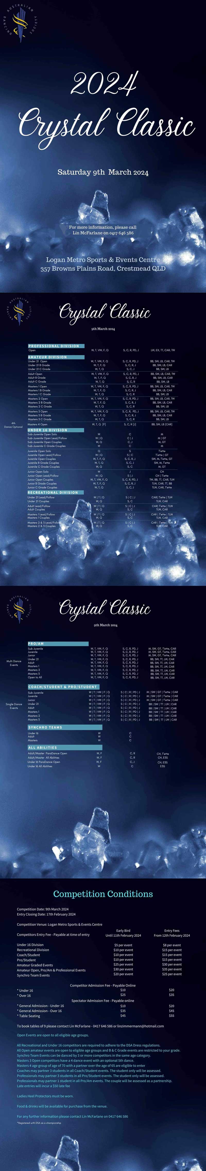 Syllabus for 2024 ADS Crystal Classic Championship