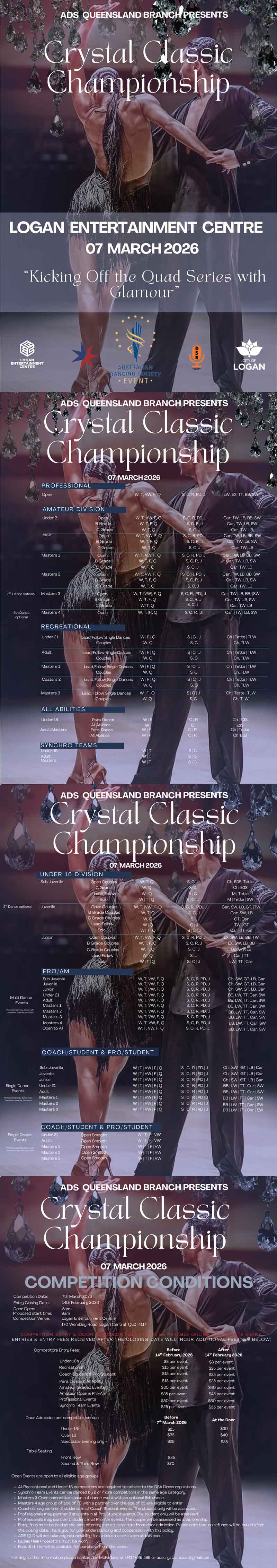 Syllabus for 2026 ADS Crystal Classic Championship