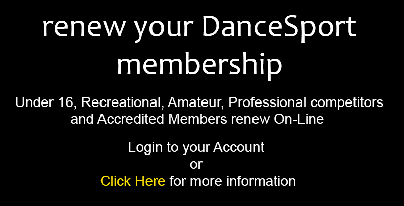 Renew your DanceSport Membership for 2024